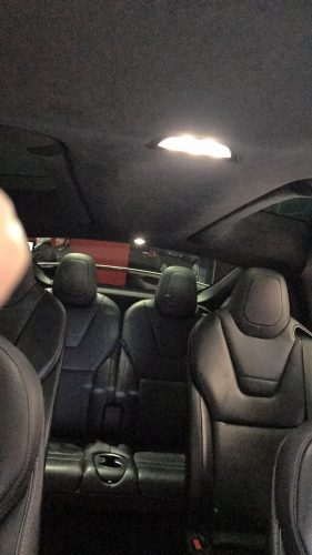 Tesla Model X rear seats