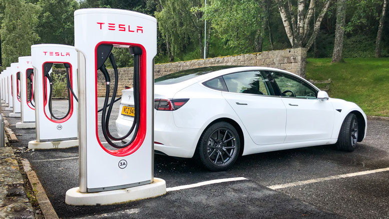 Aviemore Tesla Supercharger