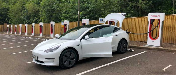 Tesla Supercharger - Perth Scotland