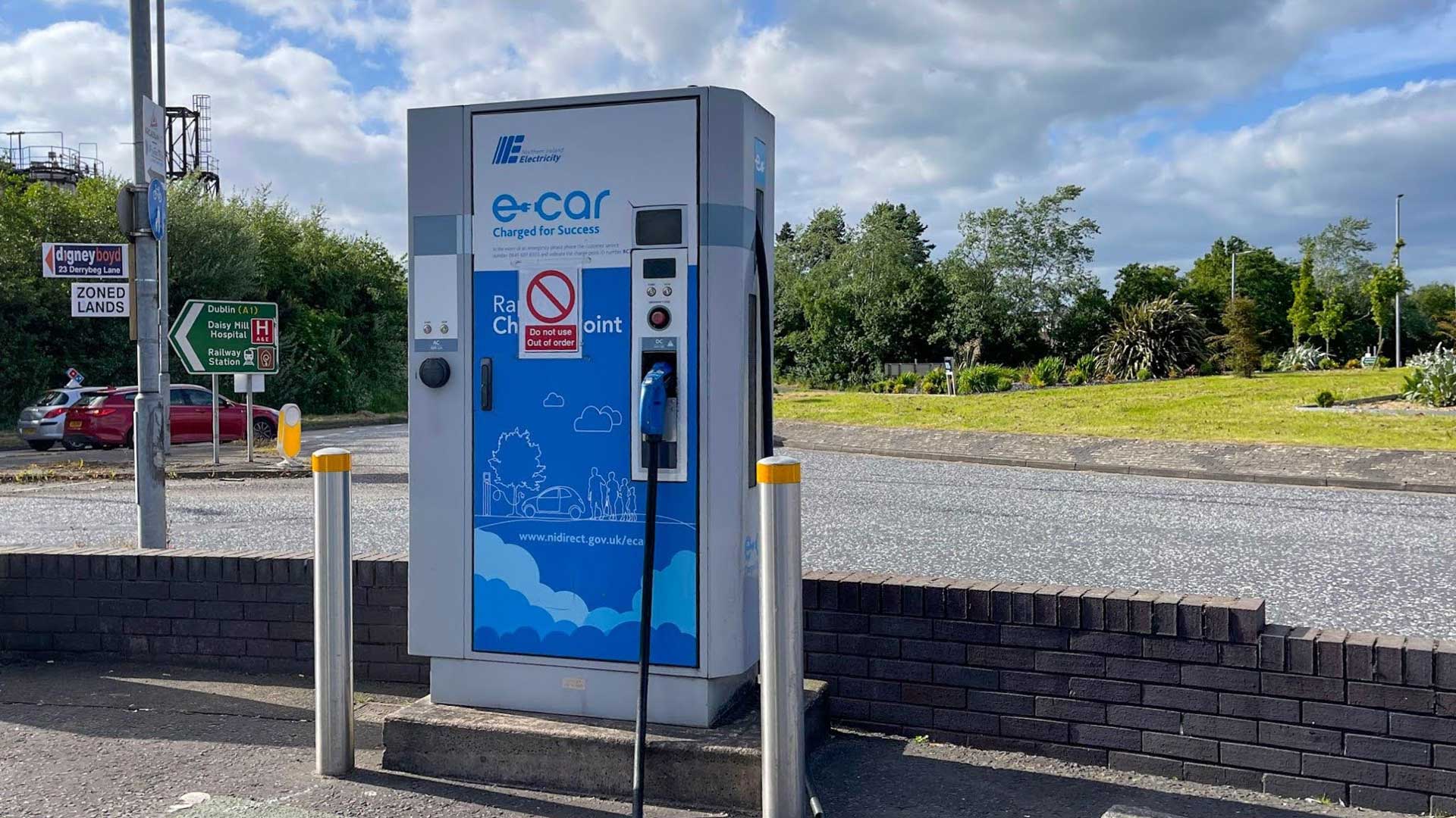 EV Rapid Charger Fiveways Newry